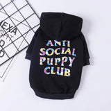 Anti Social Puppy Club Hoodie- Stylish Hoodie For Your Puppy